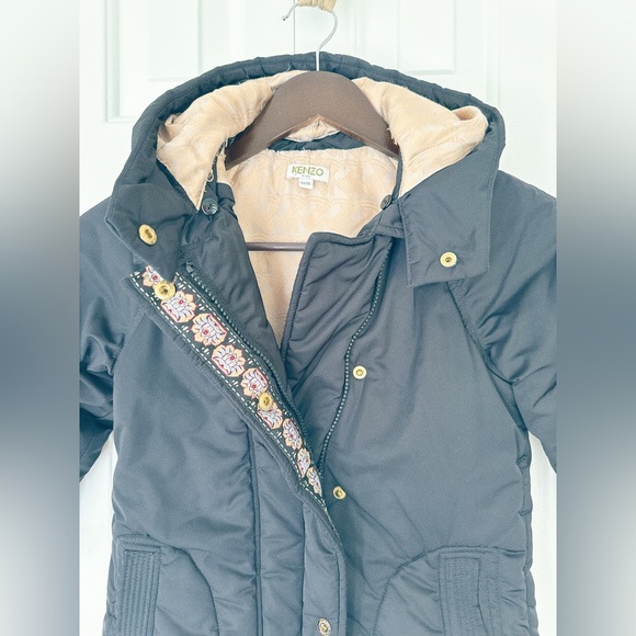Kenzo kids black jacket with hood size 6 - Picture 2 of 5